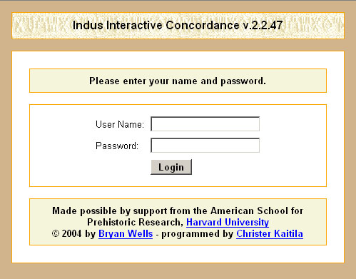 Screenshot from Interactive Archaeology Data Tool