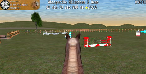 Screenshot from 3d Horseback Trail Ride Game